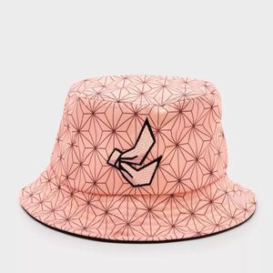 Culturefly Demon Slayer Adult Bucket Hat Nezuko Bow Pink NWT